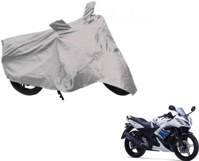 MOCKHE Two Wheeler Cover for Yamaha(YZF R15 S, Silver)