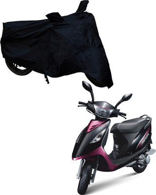 

Purpleheart Two Wheeler Cover for TVS(Streek, Black)