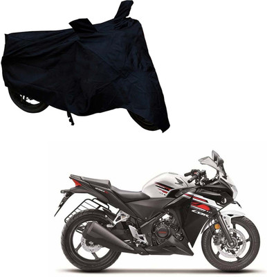

Purpleheart Two Wheeler Cover for Honda(CBR 250R, Black)
