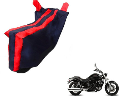 MOCKHE Two Wheeler Cover for Hyosung(Aquila Pro 650, Black, Red)