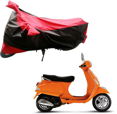 

Purpleheart Two Wheeler Cover for Piaggio(Vespa SXL, Black, Red)