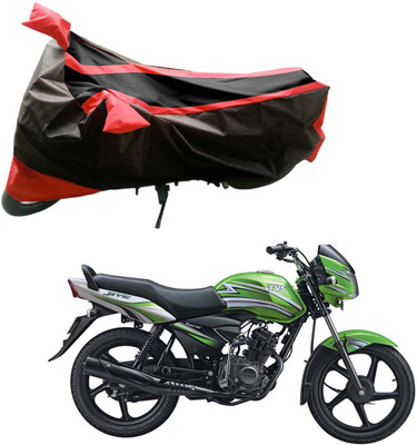 

Purpleheart Two Wheeler Cover for TVS(Jive, Black, Red)