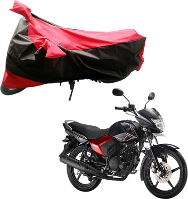 Purpleheart Two Wheeler Cover for Yamaha(Saluto, Black, Red)