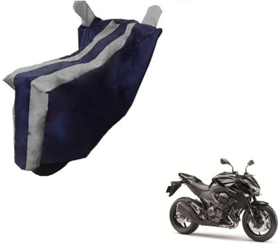 MOCKHE Two Wheeler Cover for Kawasaki(Z800, Black, Silver)