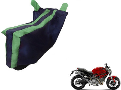 MOCKHE Two Wheeler Cover for Ducati(Monster 795, Black, Green)