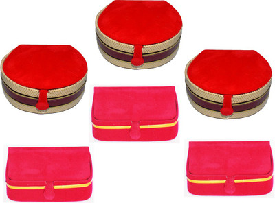 

Aadhya Combo of bangle & earring box pack of 6 Vanity Box(Multicolor)