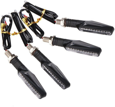 Capeshoppers Front, Side, Rear LED Indicator Light for Universal For Bike Universal For Bike(Yellow)