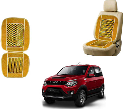 AUTO PEARL Polyester, Cotton Seating Pad For  Mahindra Nano(Front Seats Beige)