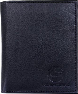 

Leatherstile Men Black Artificial Leather Wallet(6 Card Slots)