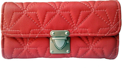 

SANSHUL Girls Red Canvas Wallet(12 Card Slots)