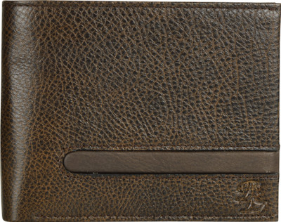 

Walletsnbags Men Multicolor Genuine Leather Wallet(6 Card Slots), Brown two tone