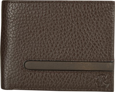 Walletsnbags Men Brown Genuine Leather Wallet(6 Card Slots)