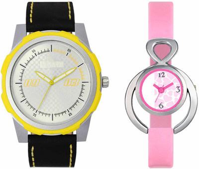

VALENTIME VL43VT13 New Latest Stylish Designer Collection Leather Combo Couple Fancy Casual Best Offer Watch - For Men & Women