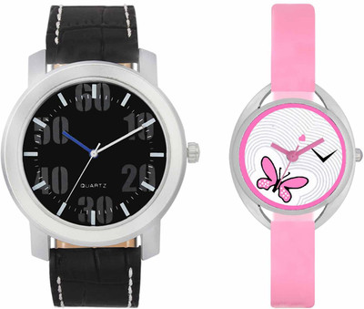 View VALENTIME VL39VT03 New Latest Stylish Designer Collection Leather Combo Couple Fancy Casual Best Offer Watch  - For Men & Women Wrist Watches Price Online(Valentime)