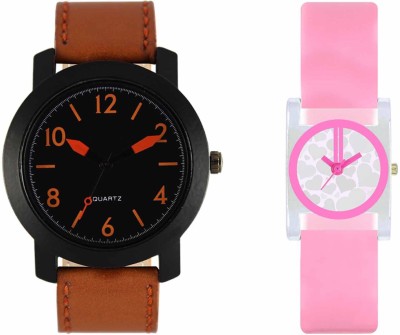 VALENTIME VL19VT08 New Latest Stylish Designer Collection Leather Combo Couple Fancy Casual Best Offer Watch  - For Men & Women   Watches  (Valentime)