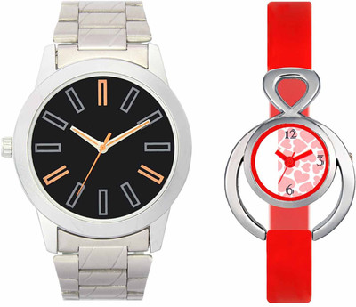View VALENTIME VL01VT14 New Latest Stylish Designer Collection Leather Combo Couple Silver Metal bracelet Fancy Casual Best Offer Watch  - For Men & Women Wrist Watches Price Online(Valentime)