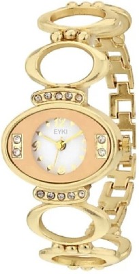 EYKI gold Casual, Party-Wedding, Daimond_ and golden metal chain Watch  - For Women   Watches  (EYKI)