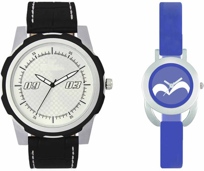 

VALENTIME VL40VT17 New Latest Stylish Designer Collection Leather Combo Couple Fancy Casual Best Offer Watch - For Men & Women