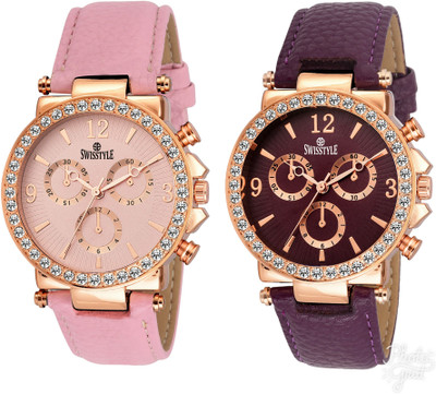 

Swisstyle SS-625-PNK-625-PRP Watch - For Women