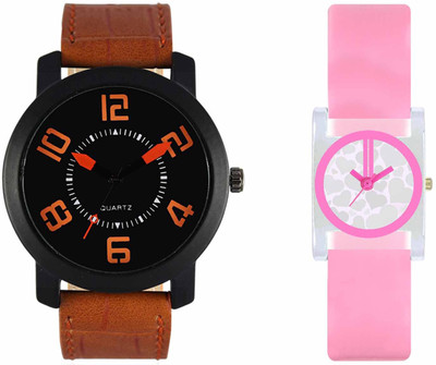 View VALENTIME VL20VT08 New Latest Stylish Designer Collection Leather Combo Couple Fancy Casual Best Offer Watch  - For Men & Women Wrist Watches Price Online(Valentime)