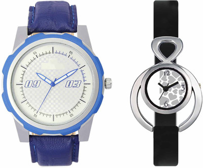 

VALENTIME VL41VT11 New Latest Stylish Designer Collection Leather Combo Couple Fancy Casual Best Offer Watch - For Men & Women