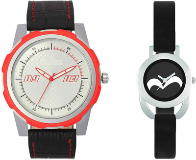

VALENTIME VL42VT16 New Latest Stylish Designer Collection Leather Combo Couple Fancy Casual Best Offer Watch - For Men & Women