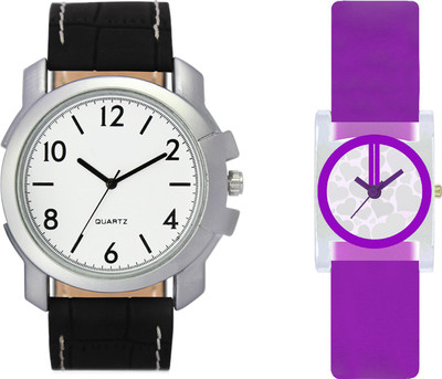 View VALENTIME VL12VT07 New Latest Stylish Designer Collection Leather Combo Couple Fancy Casual Best Offer Watch  - For Men & Women Wrist Watches Price Online(Valentime)