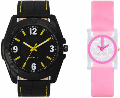 View VALENTIME VL17VT08 New Latest Stylish Designer Collection Leather Combo Couple Fancy Casual Best Offer Watch  - For Men & Women Wrist Watches Price Online(Valentime)
