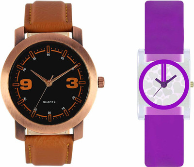 View VALENTIME VL21VT07 New Latest Stylish Designer Collection Leather Combo Couple Fancy Casual Best Offer Watch  - For Men & Women Wrist Watches Price Online(Valentime)