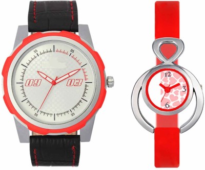 VALENTIME VL42VT14 New Latest Stylish Designer Collection Leather Combo Couple Fancy Casual Best Offer Watch  - For Men & Women   Watches  (Valentime)