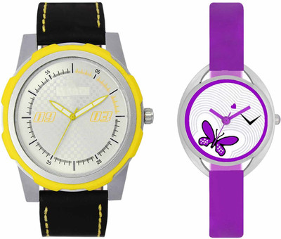 

VALENTIME VL43VT02 New Latest Stylish Designer Collection Leather Combo Couple Fancy Casual Best Offer Watch - For Men & Women