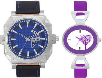 View VALENTIME VL44VT28 New Latest Stylish Designer Collection Leather Combo Couple Fancy Casual Best Offer Watch  - For Men & Women Wrist Watches Price Online(Valentime)