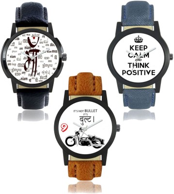 SATNAM FASHION Satnam New Stylish Best Designer Combo Hand Analog Watch - For Men (WF-401-405-406) Watch  - For Men   Watches  (SATNAM FASHION)