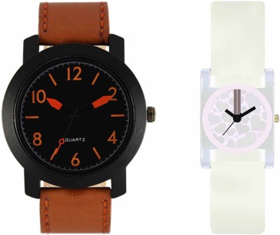 VALENTIME VL19VT10 New Latest Stylish Designer Collection Leather Combo Couple Fancy Casual Best Offer Watch  - For Men & Women   Watches  (Valentime)