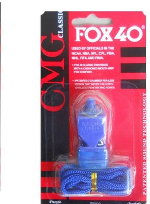 

HE Retail FOX CANADA BLUE Pealess Whistle(Blue, Pack of 1)