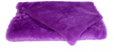 

Vardhman Fur Cloth color purple, Size 38 " x 34" , 2 Cms Hair Length Used For Dresses, photo shops, Soft Toys Making, Jackets ,Cushions, Decorations Etc