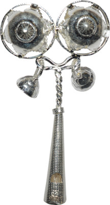 

Kataria Jewellers 31.3 Grams BIS Hallmarked Silver Baby Khilona Rattle(Silver)