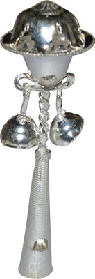 

Kataria Jewellers 19.27 Grams BIS Hallmarked Silver Baby Khilona Rattle(Silver)