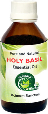 

Globatic Herbs HOLY BASIL Oil(Tulsi) (Ocimum Sanctum)100% Natural and Pure(10 ml)