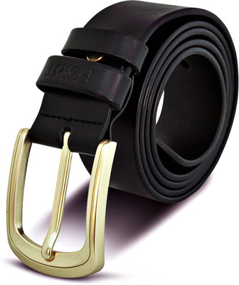 

Forst Men Formal Black Genuine Leather Belt