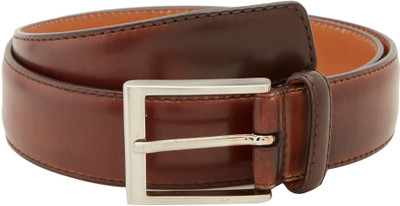 

ADWITA Men Brown Genuine Leather Belt