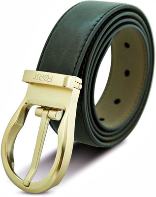 

Forst Men Formal Black Genuine Leather Belt