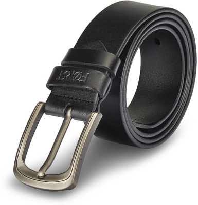 

Forst Men Formal Black Genuine Leather Belt