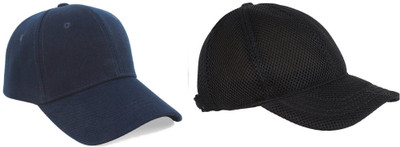 FashMade Solid Sports/Regular Cap Cap(Pack of 2)