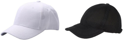 BNB Solid Sports/Regular Cap Cap(Pack of 2)