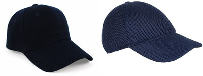 FashMade Solid Sports/Regular Cap Cap(Pack of 2)