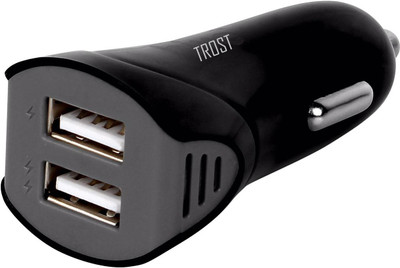 

Trost 2.1 Amp Turbo Car Charger(Black)