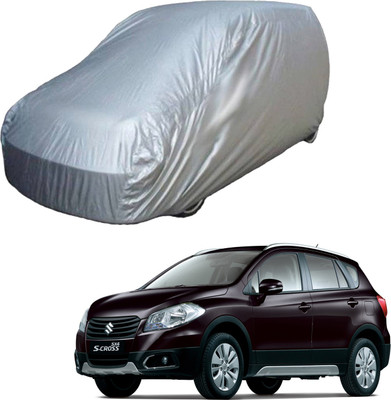 Purpleheart Car Cover For Maruti Suzuki S-Cross (Without Mirror Pockets)(Silver)