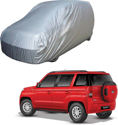 Purpleheart Car Cover For Mahindra TUV300 (Without Mirror Pockets)(Silver)
