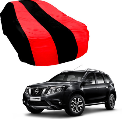 Purpleheart Car Cover For Nissan Terrano (Without Mirror Pockets)(Black, Red)